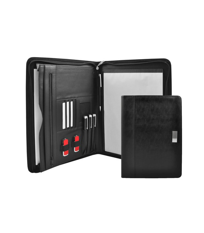 Konferenzmappe A4 New Texas ohne Rechner schwarz