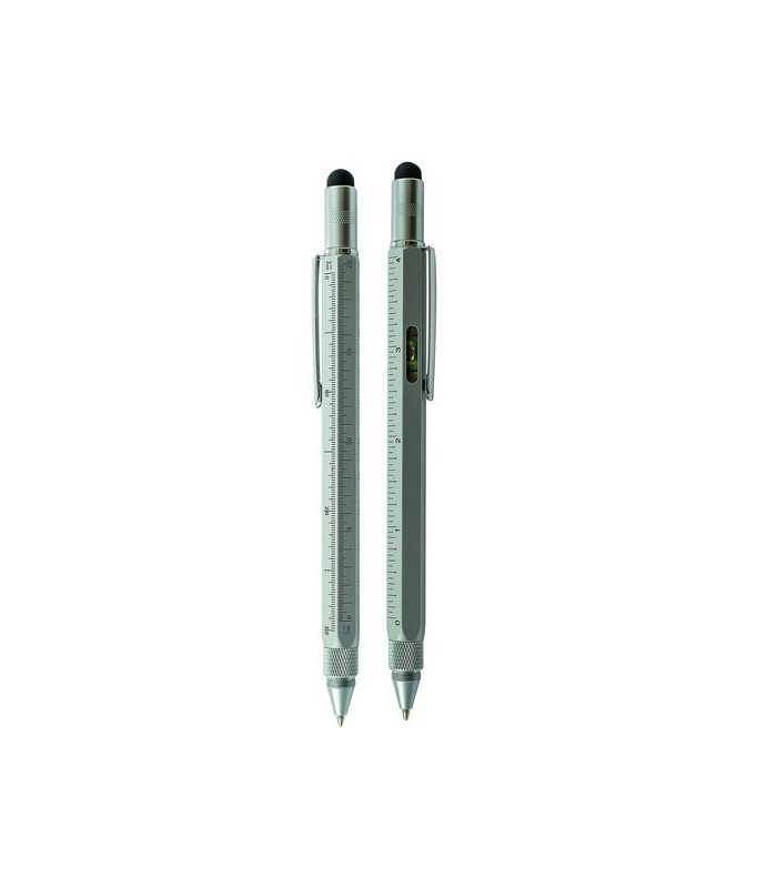 Kugelschreiber Work Tool 8-in-1 silber