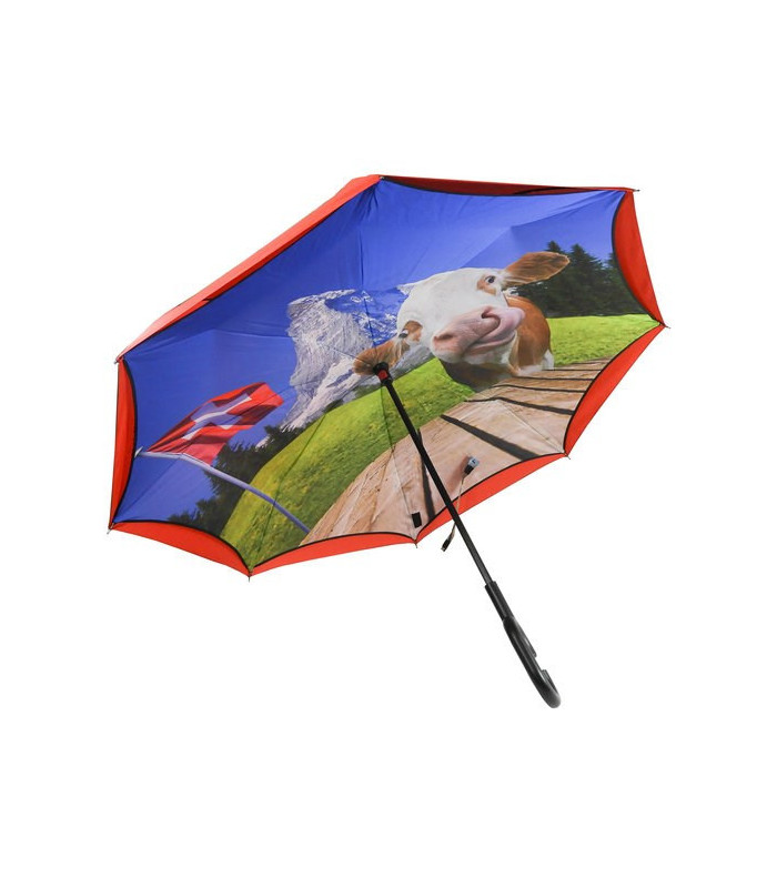 SWISS ETHNO Drehschirm Stockschirm