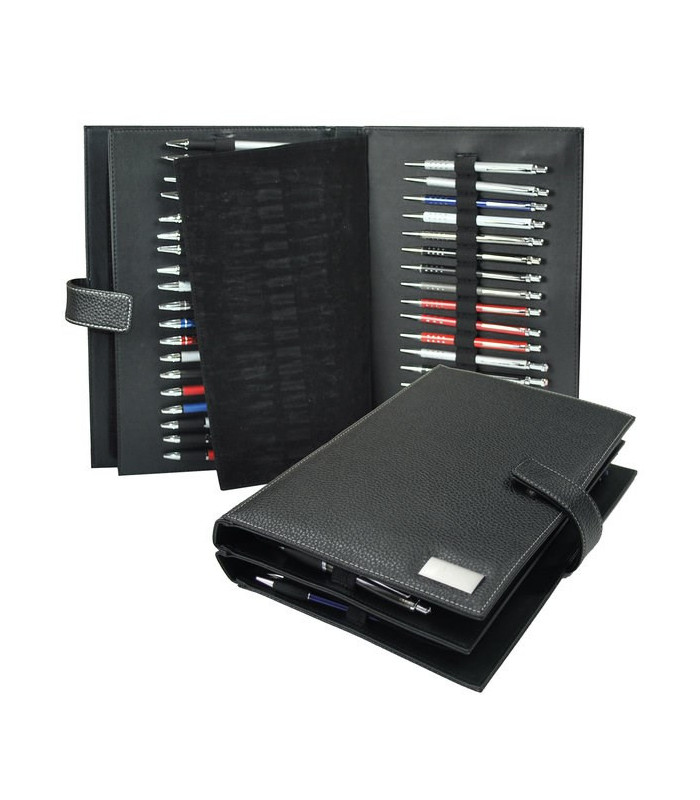 Kugelschreiber Präsentationsmappe Step schwarz