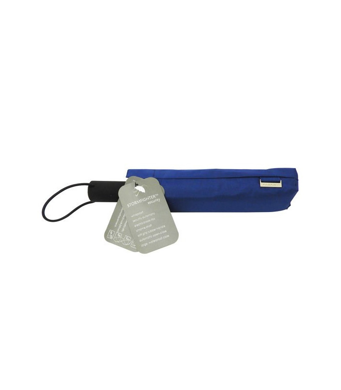 Taschenschirm Stormfighter Duomatic Secure Blau