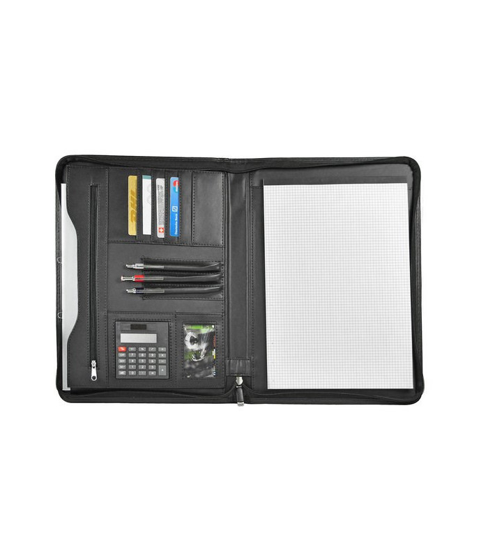 Schreibmappe A4 Vermonti schwarz