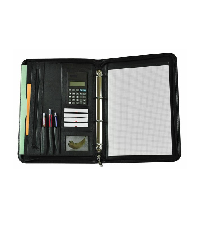 Schreibmappe A4 Moonlight schwarz