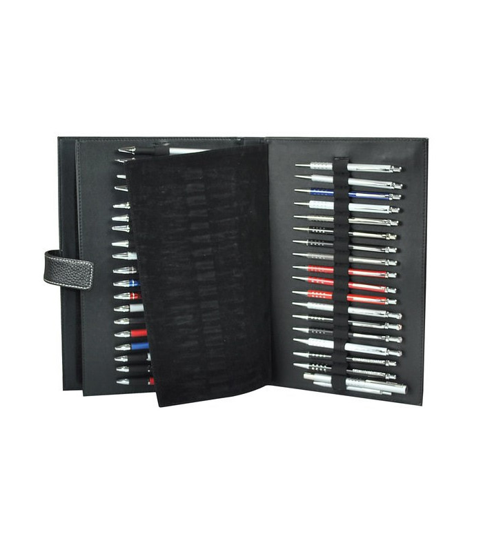 Kugelschreiber Präsentationsmappe Step schwarz