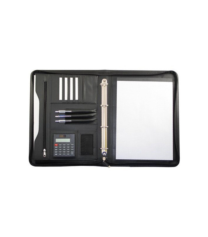 Schreibmappe A4 Vermonti Plus schwarz